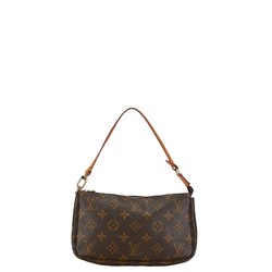 Louis Vuitton Monogram Pochette Accessoires Shoulder Bag M51980 Brown PVC Leather Women's LOUIS VUITTON