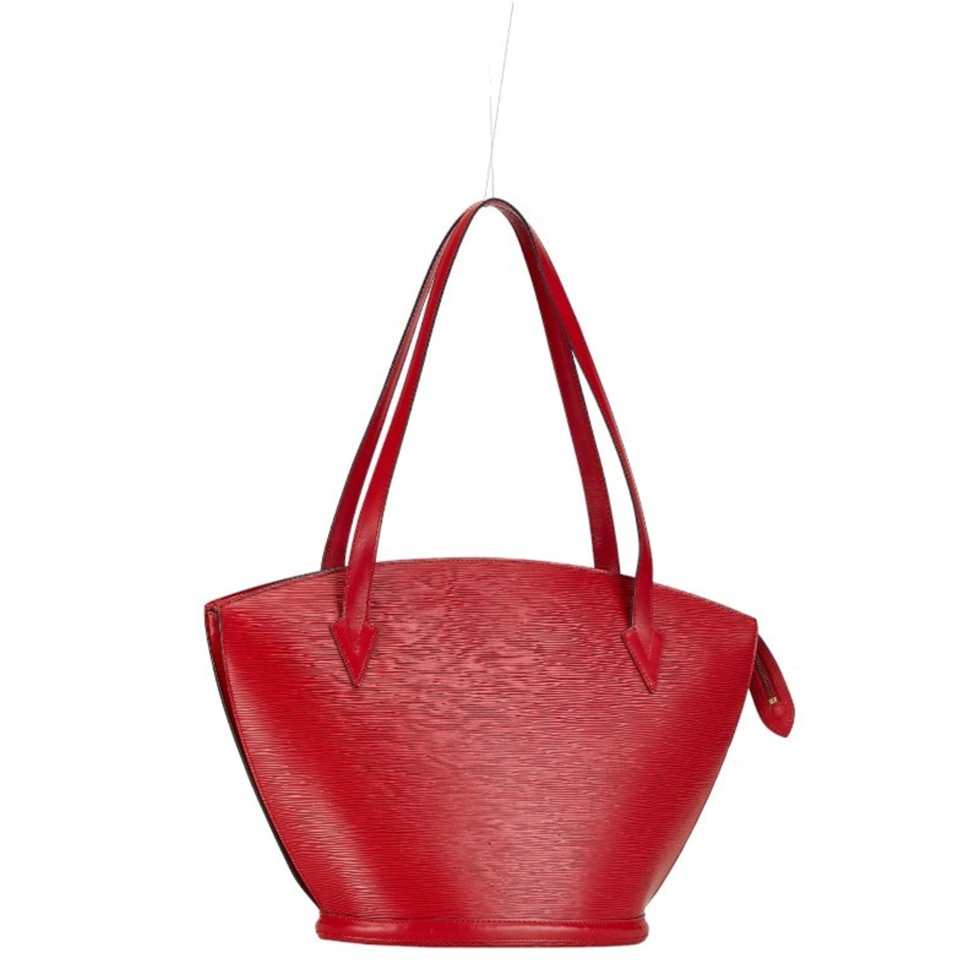 Louis Vuitton Epi Saint Jacques Shoulder Bag Tote M52267 Castilian Red Leather Women's LOUIS VUITTON