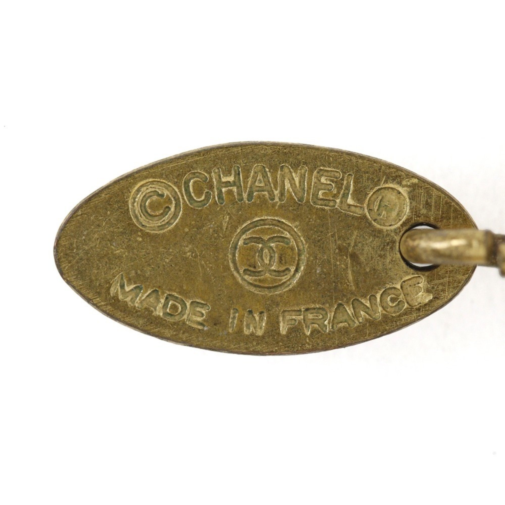 Chanel CHANEL Keychain Charm Gold Plated Ladies