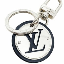 Louis Vuitton Keychain Porto Cle LV Circle Leather Black M67362 LOUIS VUITTON Key Ring Hook Charm Bag