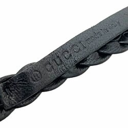 Gucci Belt Narrow Leather Black 105339 GUCCI Thin 11994