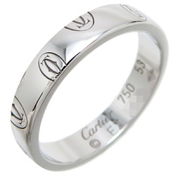 Cartier #53 Happy Birthday Women's and Men's Ring B4050900 750 White Gold Size 13