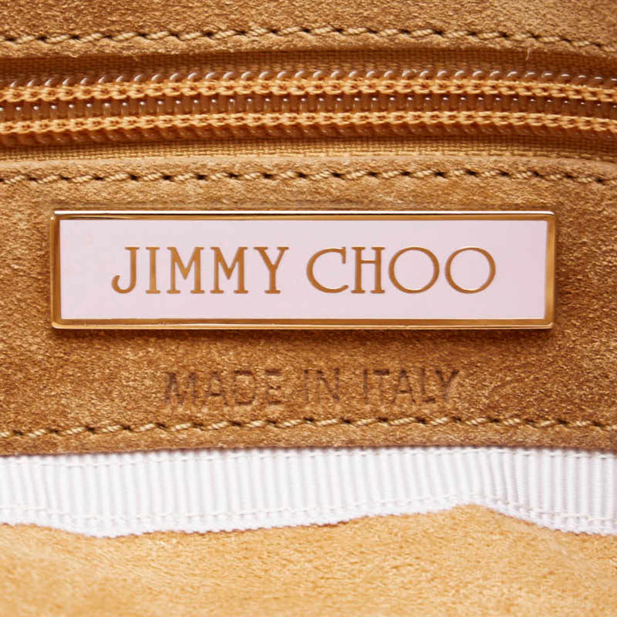 Jimmy Choo Tassel Bag Handbag Brown Suede Leather Women's JIMMY CHOO