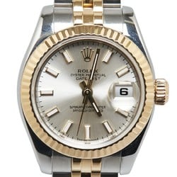 Rolex Datejust Watch 179173 Automatic Champagne Gold Dial Stainless Steel K18YG Yellow Ladies ROLEX
