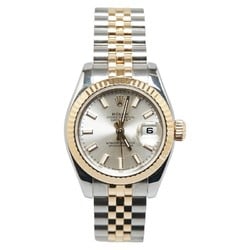 Rolex Datejust Watch 179173 Automatic Champagne Gold Dial Stainless Steel K18YG Yellow Ladies ROLEX