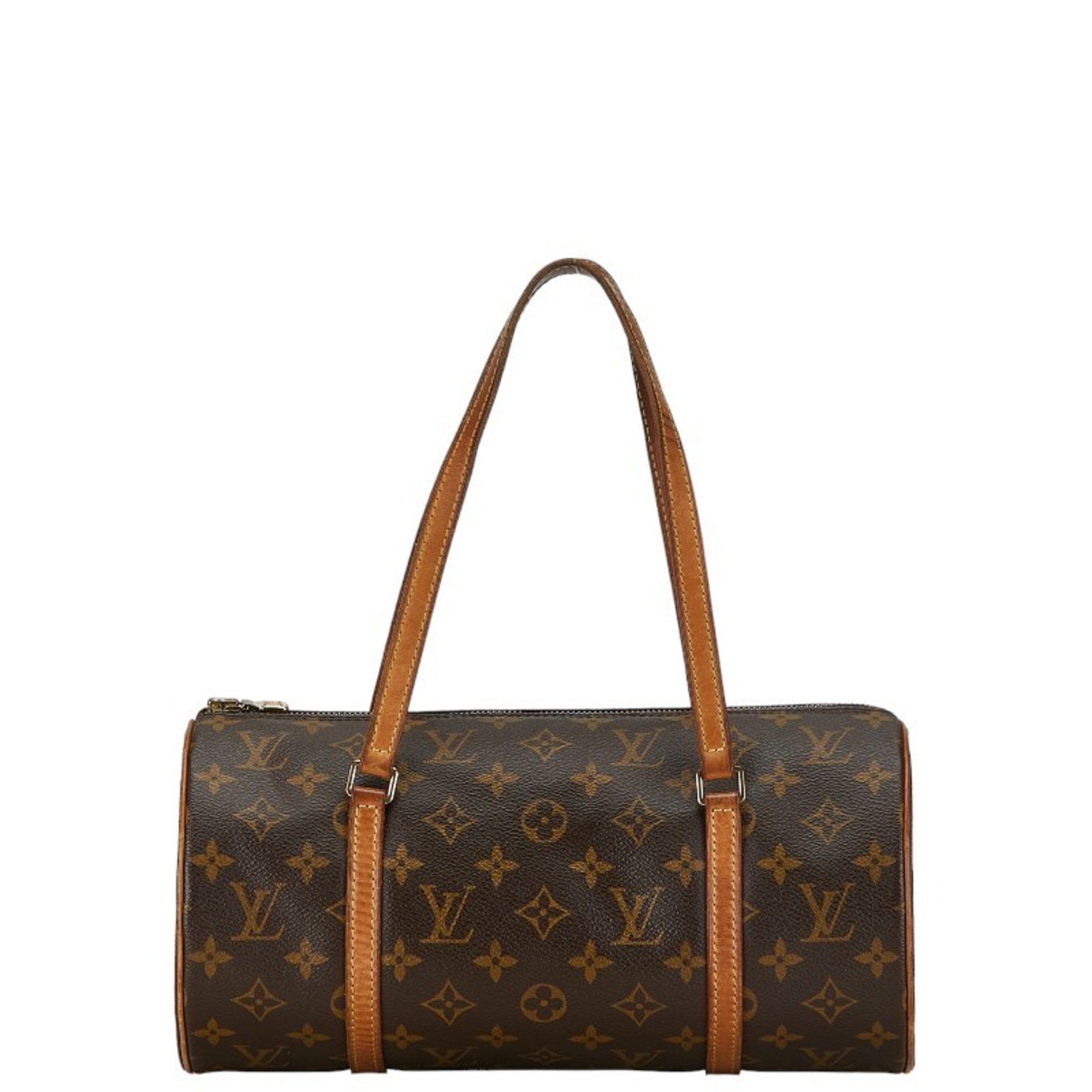 Louis Vuitton Monogram Papillon 30 Handbag M51385 Brown PVC Leather Women's LOUIS VUITTON