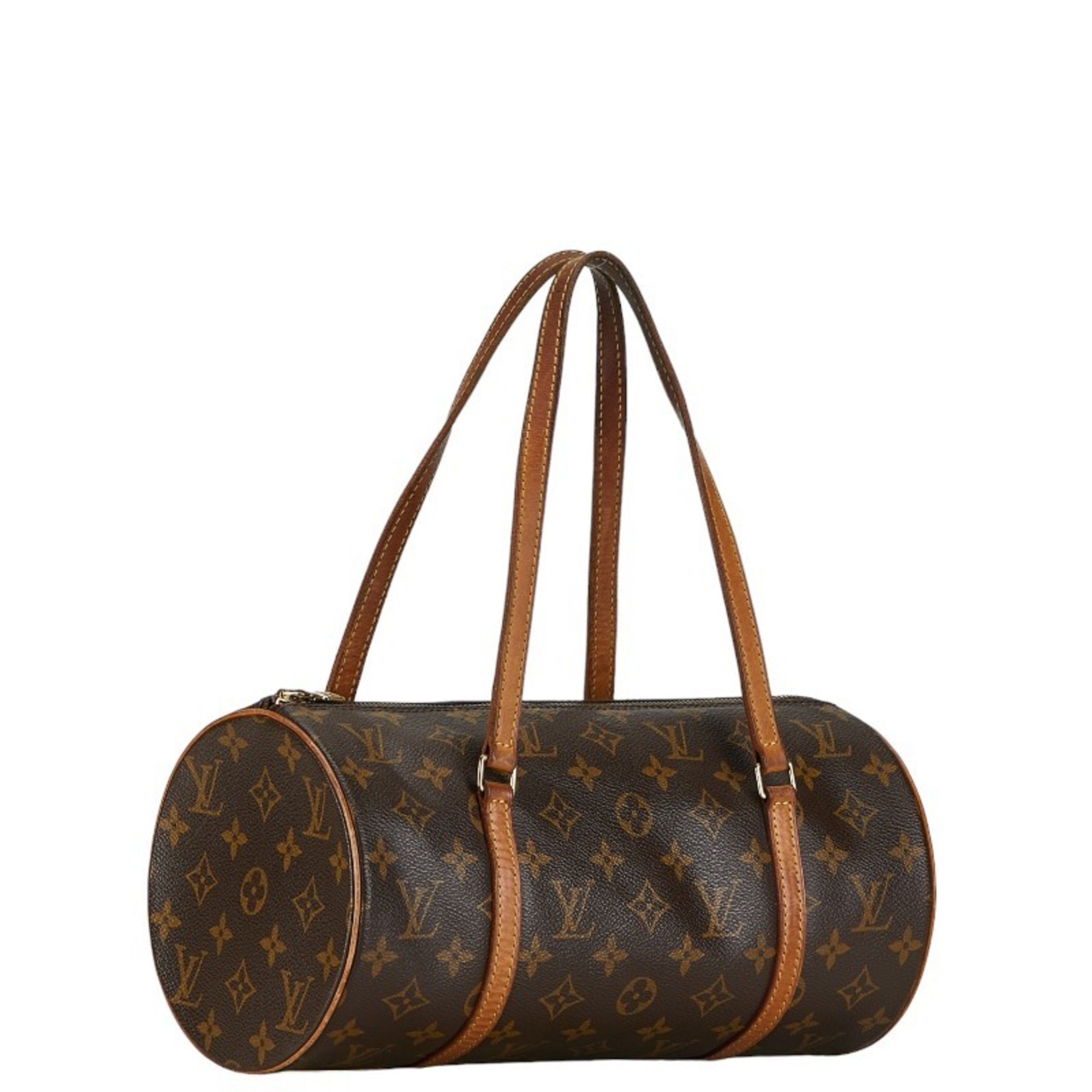 Louis Vuitton Monogram Papillon 30 Handbag M51385 Brown PVC Leather Women's LOUIS VUITTON