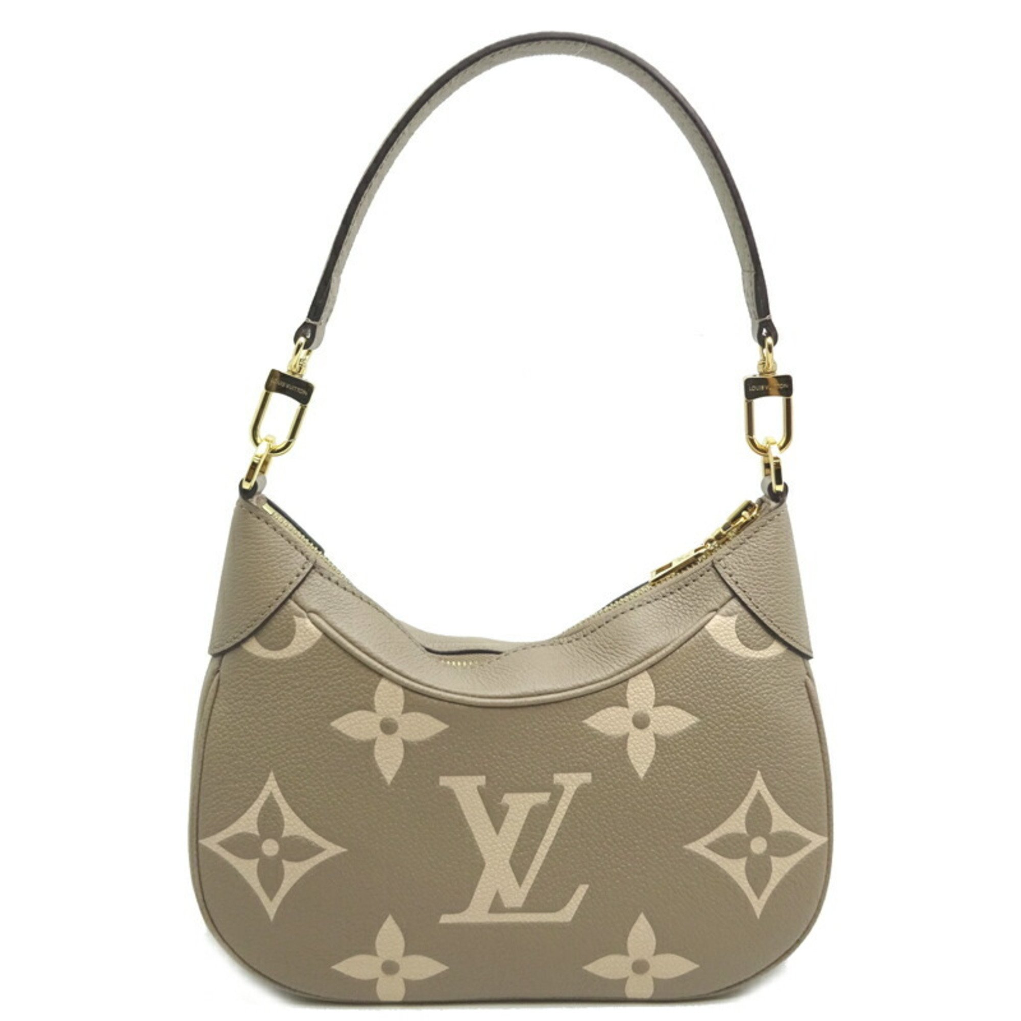 Louis Vuitton Bagatelle NM Women's 2-Way/3-Way Bag M46112 Monogram Empreinte Tourterelle Creme (Beige)