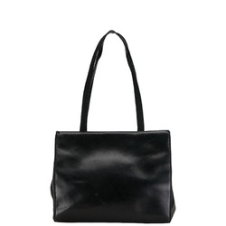 Salvatore Ferragamo Vara Ribbon Tote Bag BA21 2530 Black Leather Women's