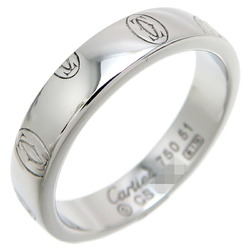 Cartier #51 Happy Birthday Ladies Ring B4050900 750 White Gold Size 11