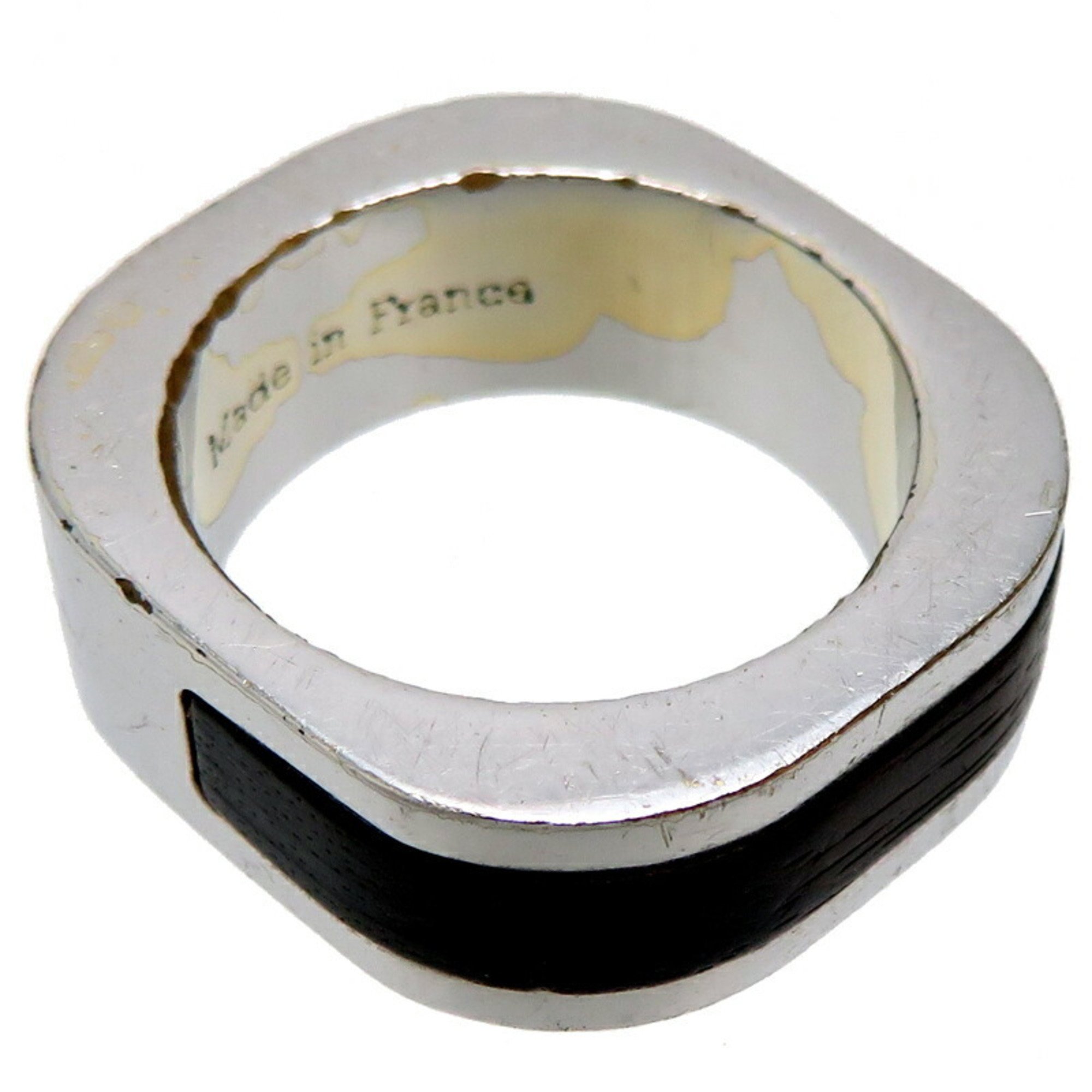 Louis Vuitton Berg Metal et Bois Men's Ring M65340 Size 16