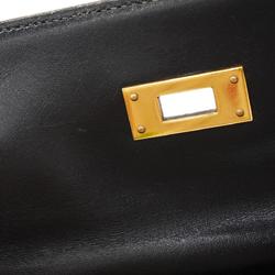 Hermes handbag Kelly 32 〇T engraved box calf black ladies