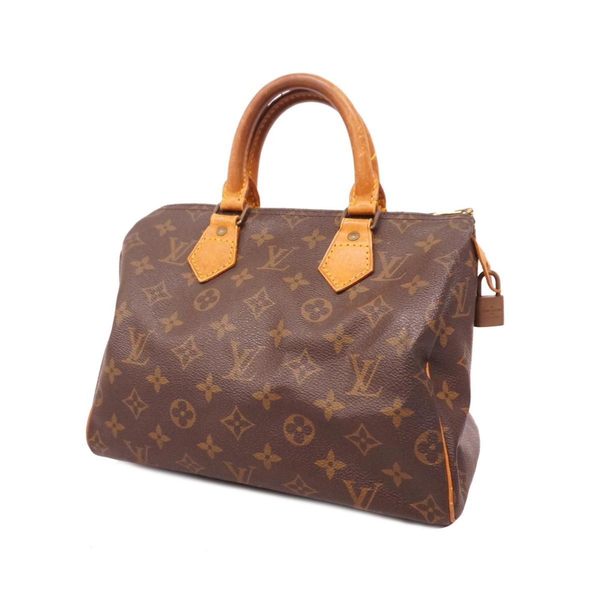 Louis Vuitton Handbag Monogram Speedy 25 M41109 Brown Ladies