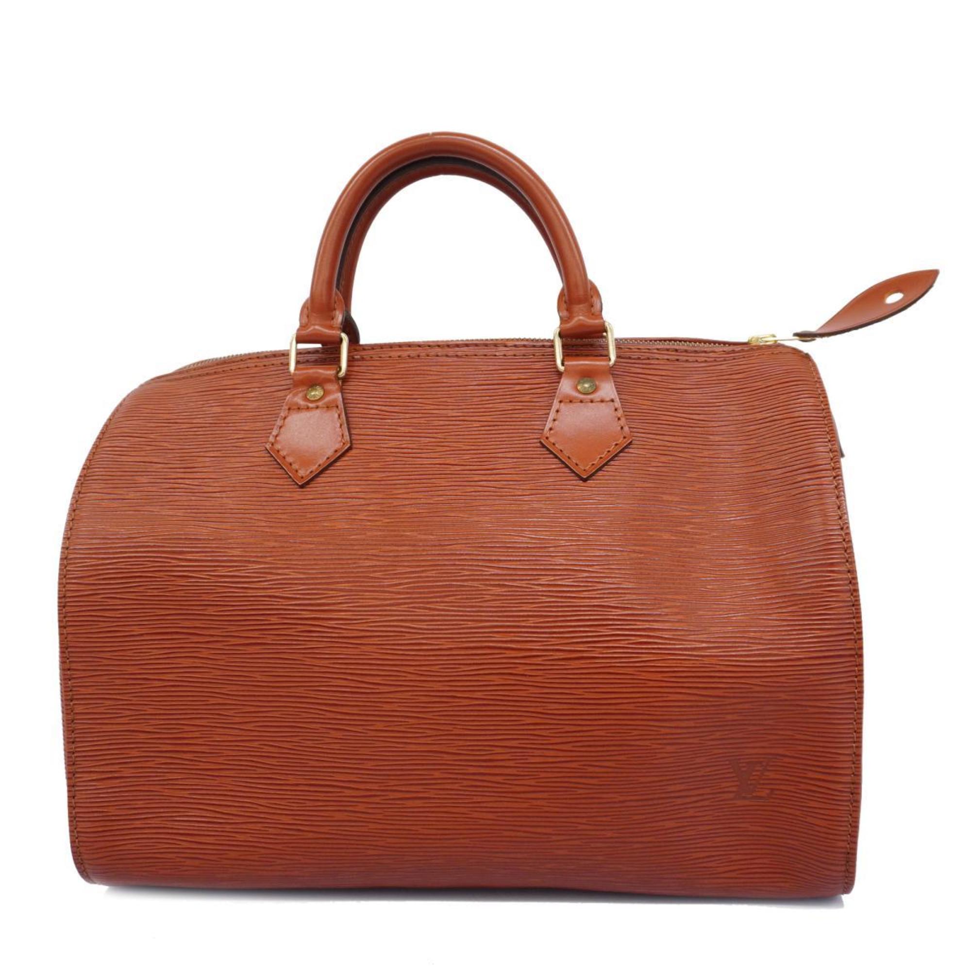 Louis Vuitton Handbag Epi Speedy 30 M43007 Kenya Brown Ladies