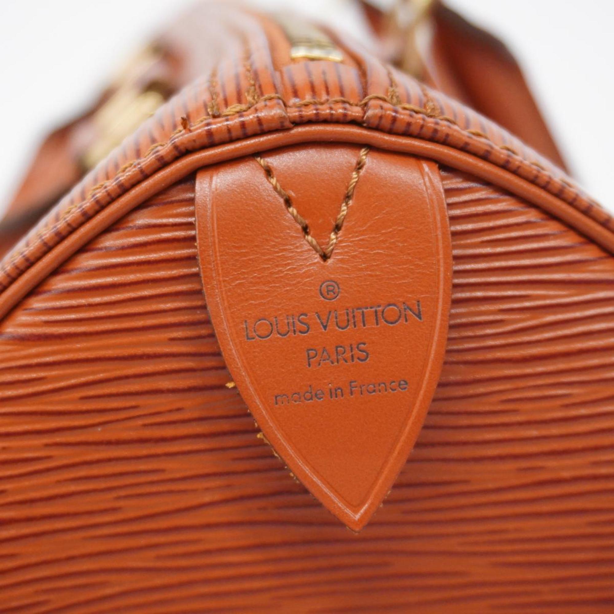 Louis Vuitton Handbag Epi Speedy 30 M43007 Kenya Brown Ladies