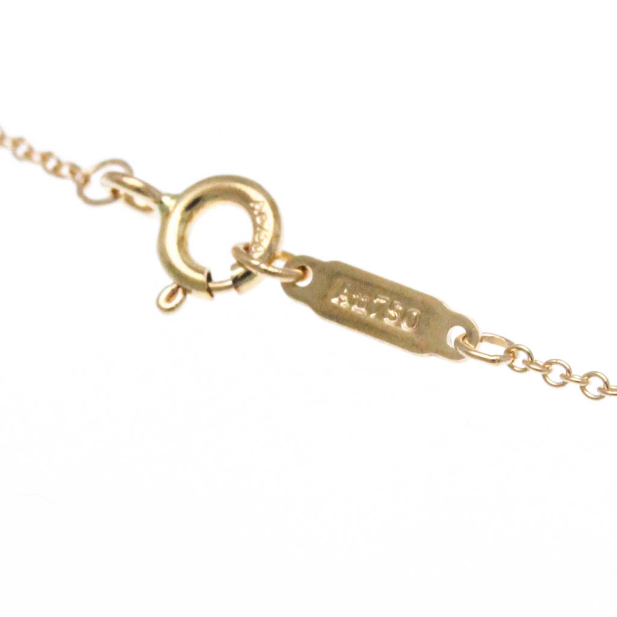 Tiffany Oval Key Pink Gold (18K) No Stone Men,Women Fashion Pendant Necklace (Pink Gold)