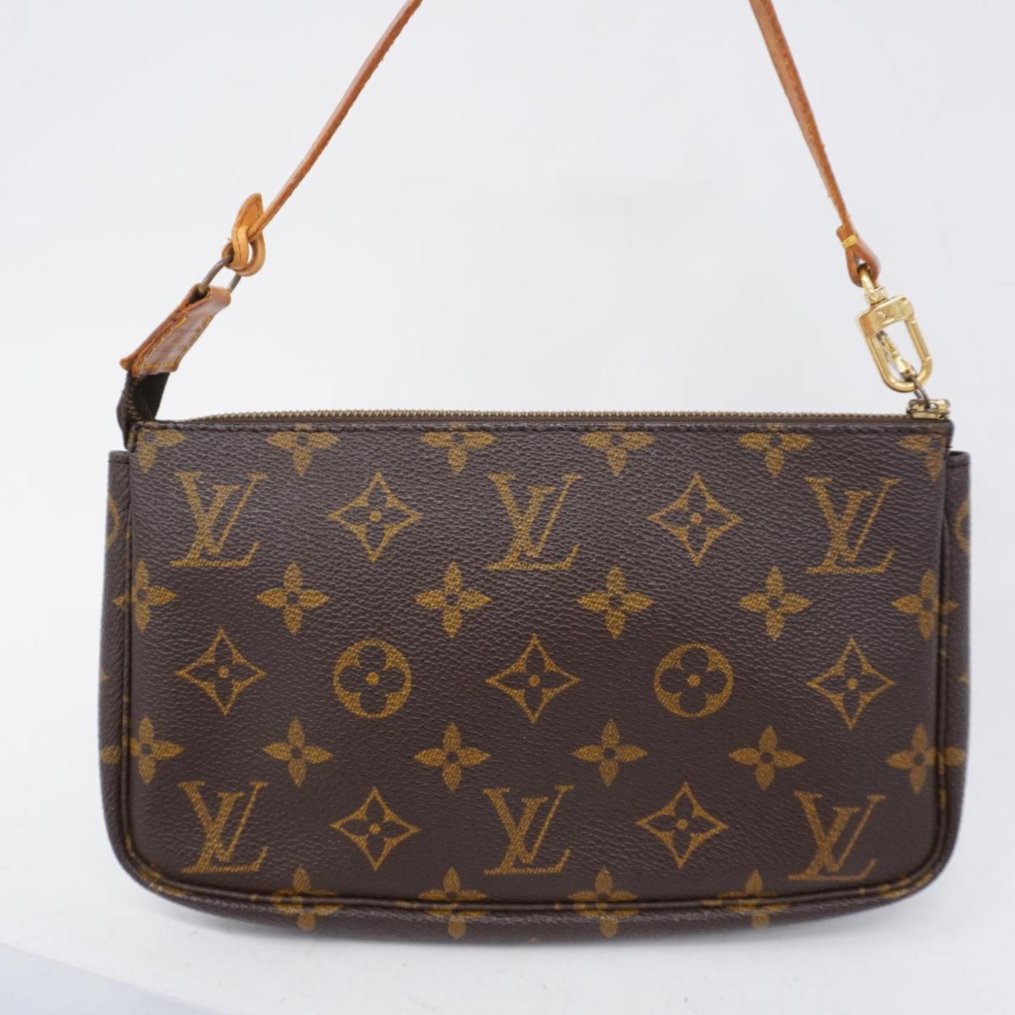 Louis Vuitton Pouch Monogram Pochette Accessoires M51980 Brown Women's