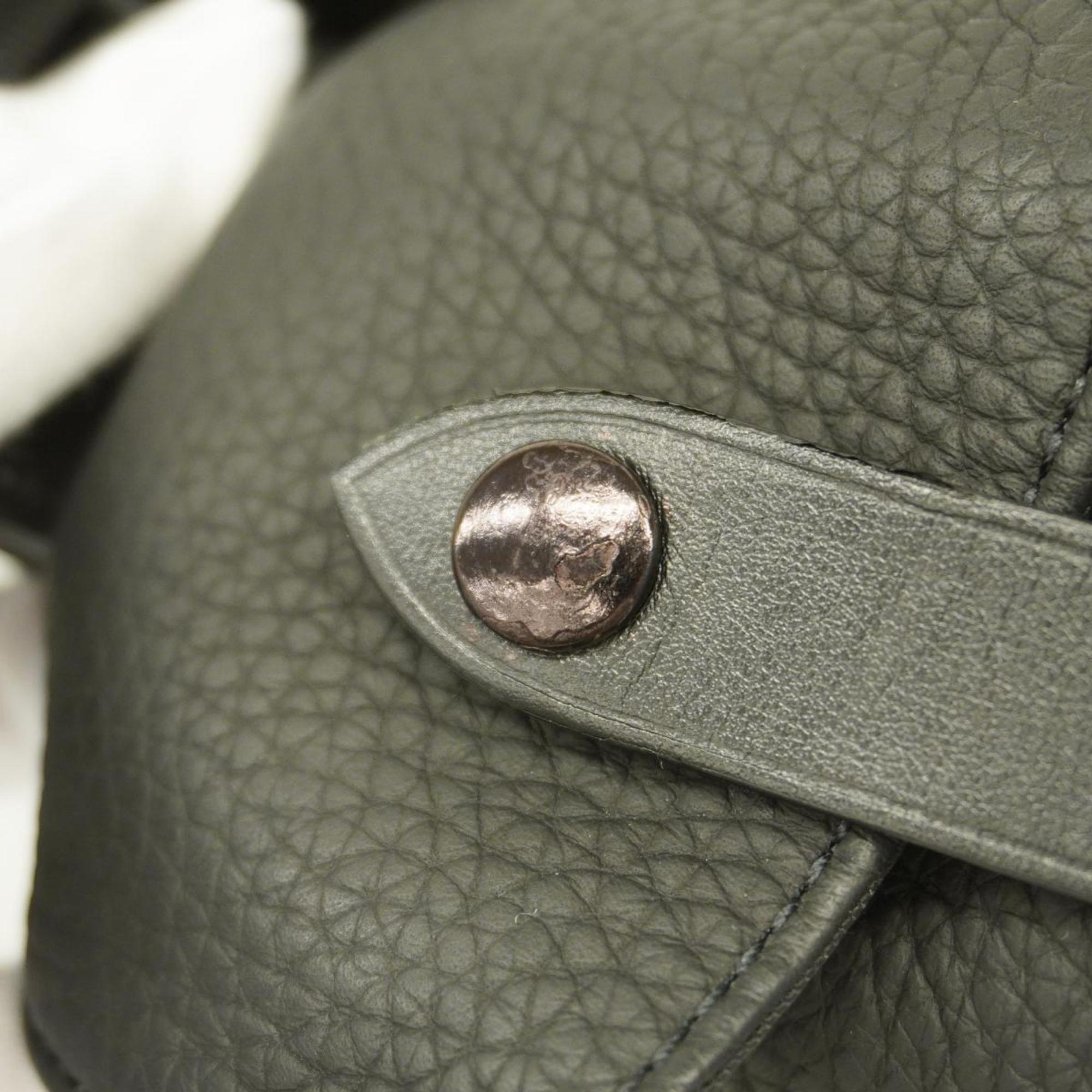 Louis Vuitton Shoulder Bag Taurillon Christopher M58476 Black Men's