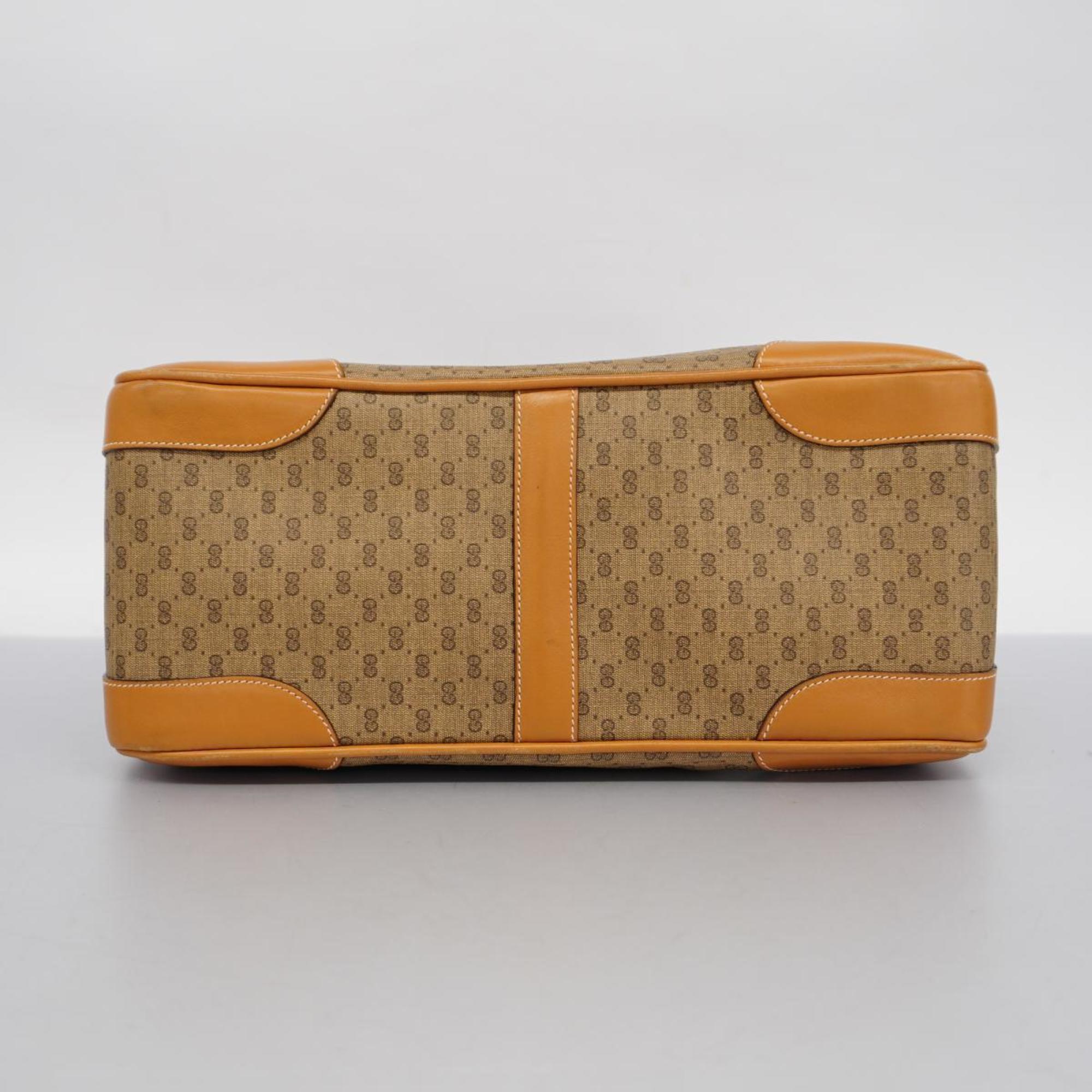Gucci handbag Micro GG 002 084 0033 leather brown ladies