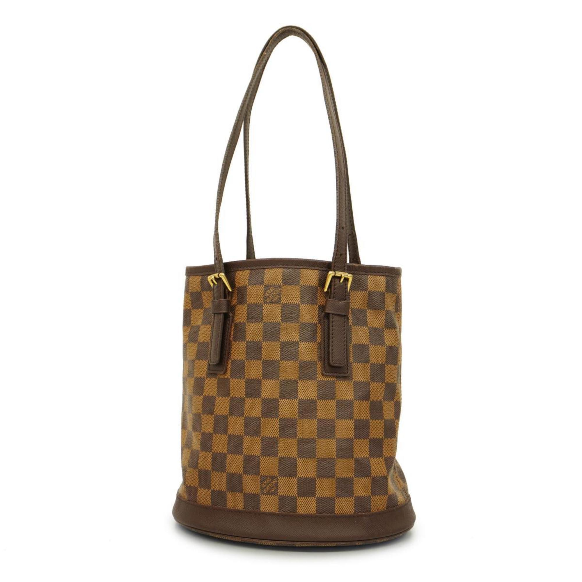 Louis Vuitton Tote Bag Damier Marais N42240 Ebene Ladies