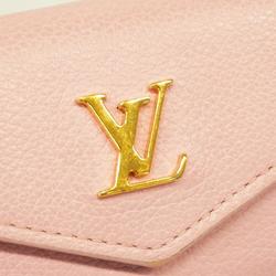 Louis Vuitton Tri-fold Wallet Portefeuille Lock M80088 Pink Limited Edition for Women