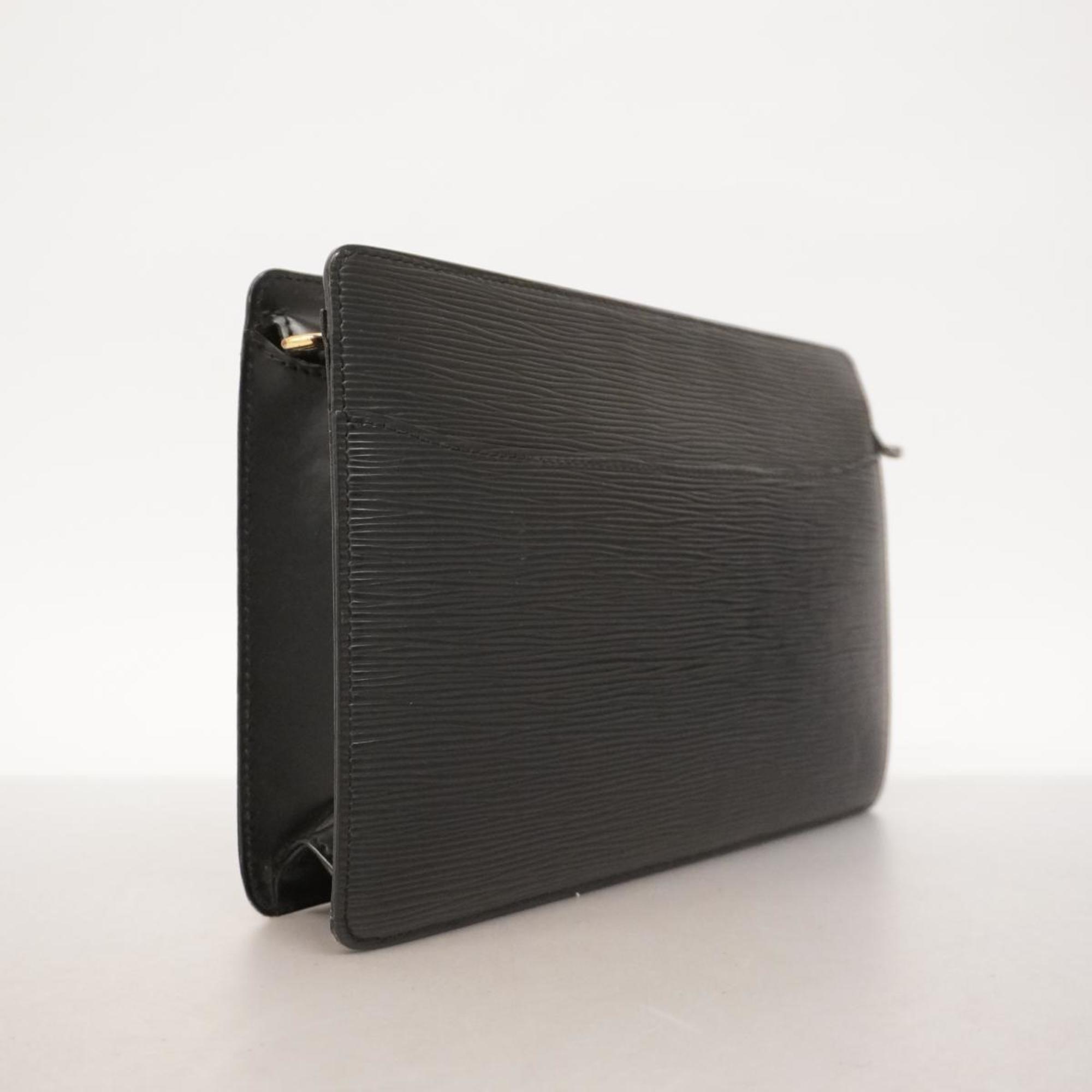 Louis Vuitton Clutch Bag Epi Pochette Homme M52522 Noir Men's