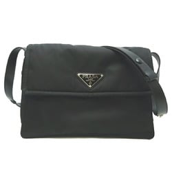Prada Medium Padded Re-Nylon Women's and Men's Shoulder Bag 1BD255 Black