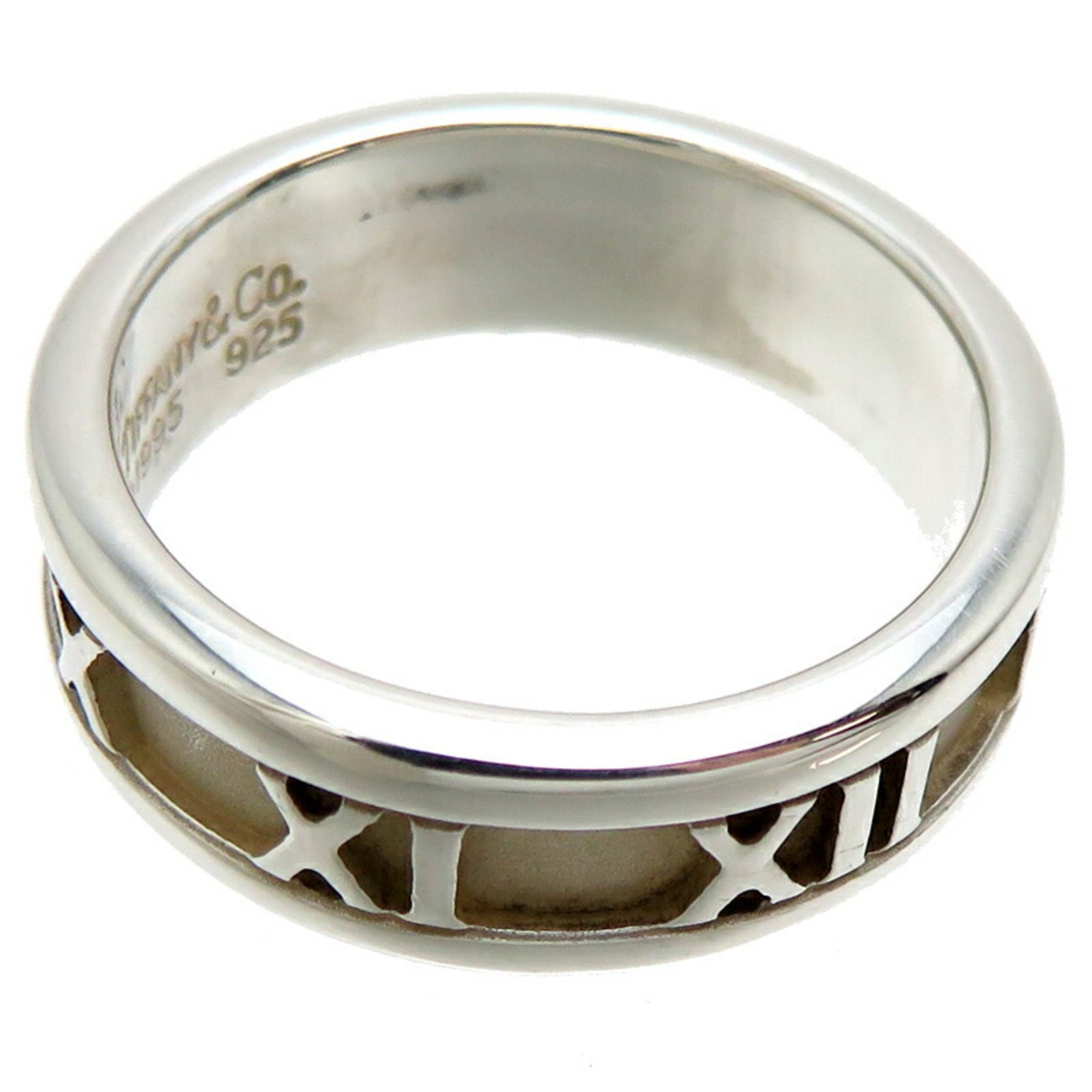 Tiffany SV925 Atlas Narrow Ladies Ring, Silver 925, size 13