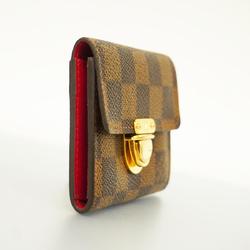 Louis Vuitton Wallet/Coin Case Damier Portefeuille Koala N60005 Ebene Ladies