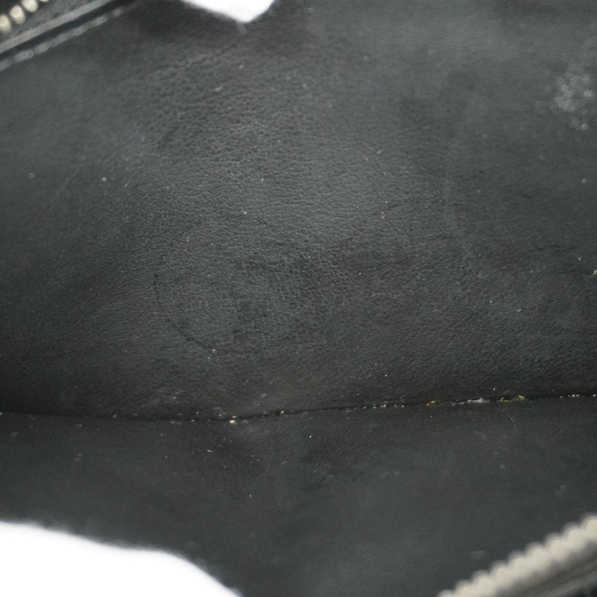 Louis Vuitton Long Wallet Monogram Eclipse Zippy Vertical M62295 Black Grey Men's