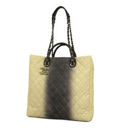 Chanel handbag, Matelasse, chain shoulder, caviar skin, white, grey, ladies