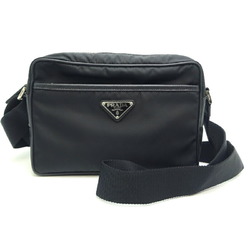 Prada Women's and Men's Shoulder Bag 2VH048 (250) Nylon NERO (Nero/Black)