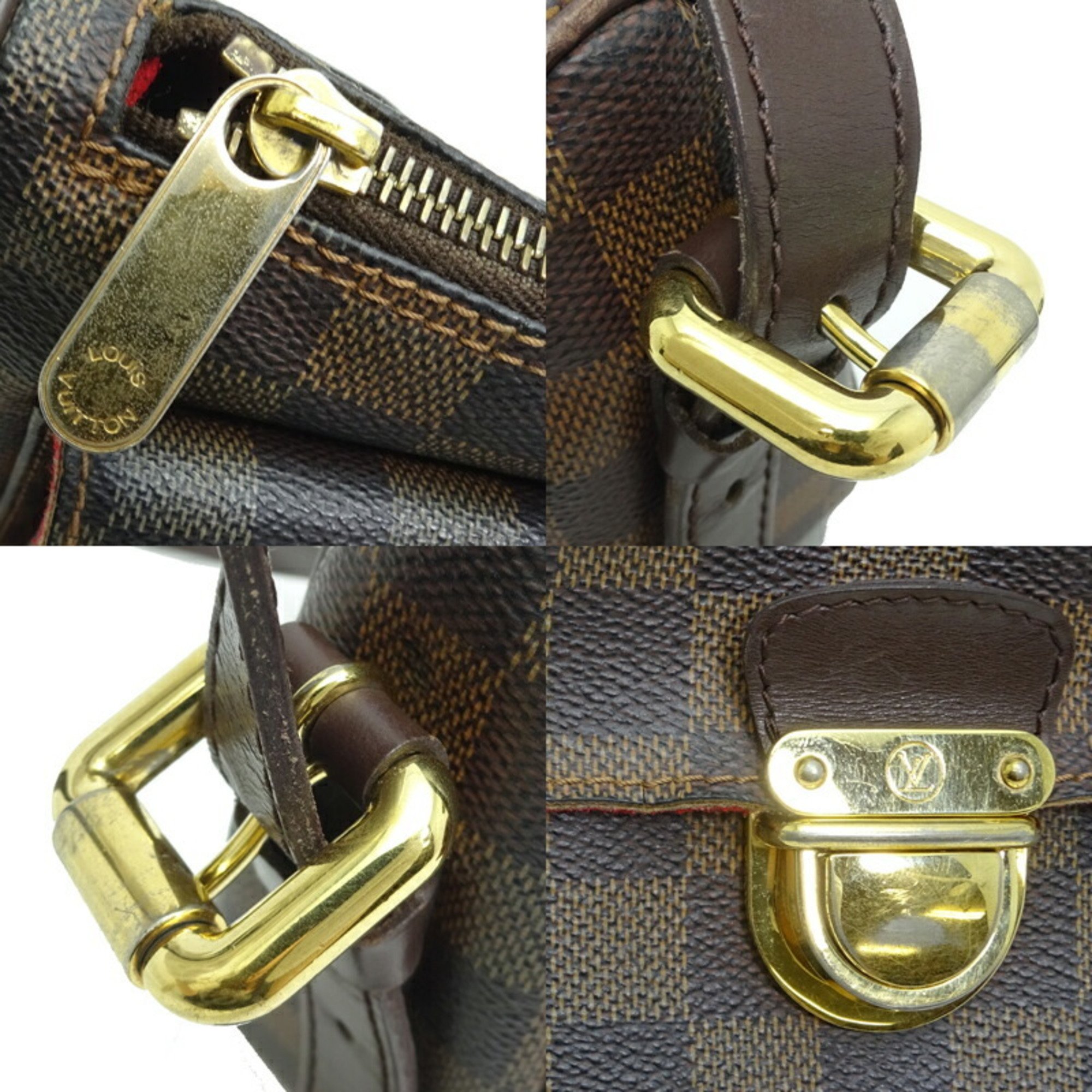Louis Vuitton Ravello GM Women's Shoulder Bag N60006 Damier Ebene (Brown)
