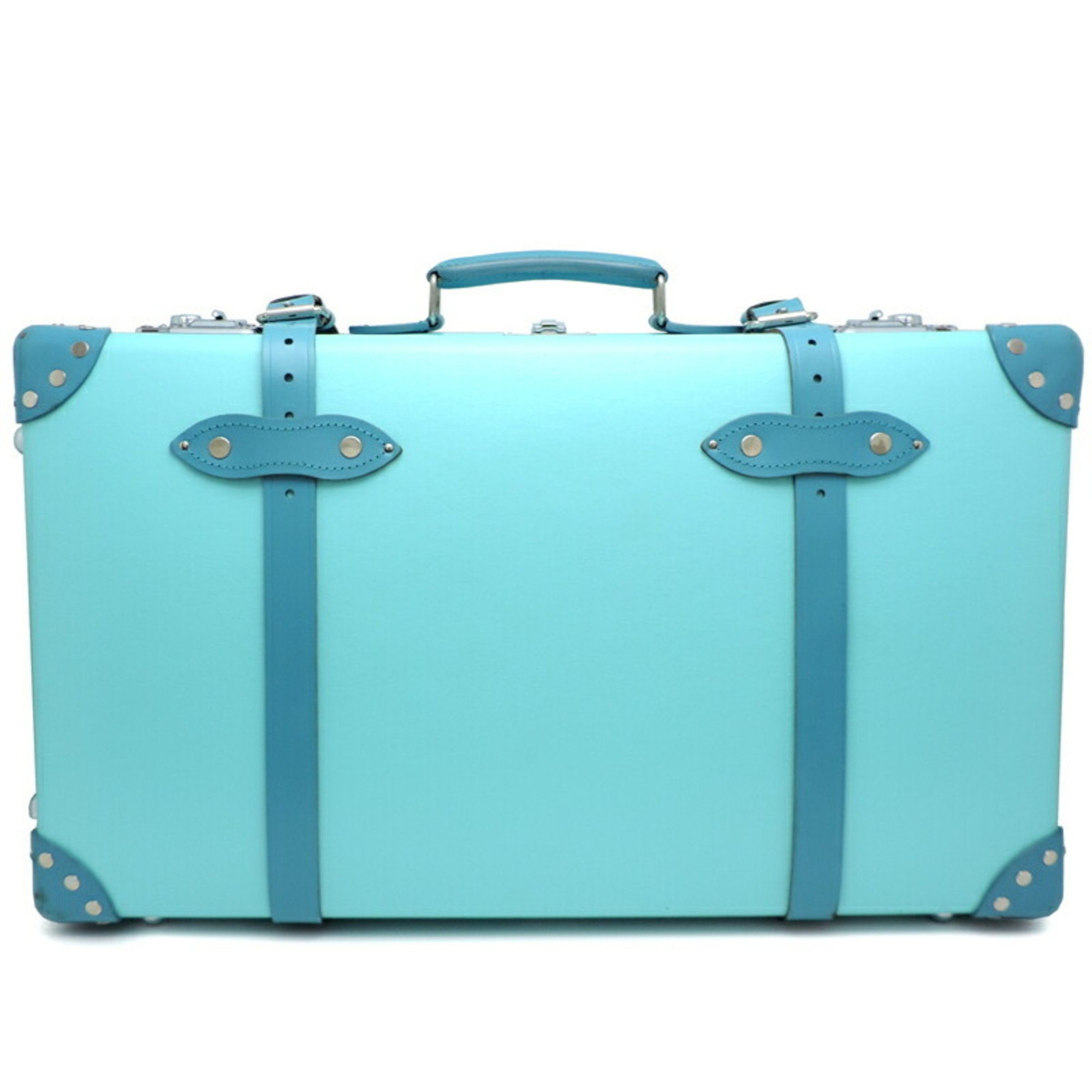 Globe-Trotter Tiffany Trolley Case 26 inch Women's and Men's Carry Bag Leather Blue (Blue)