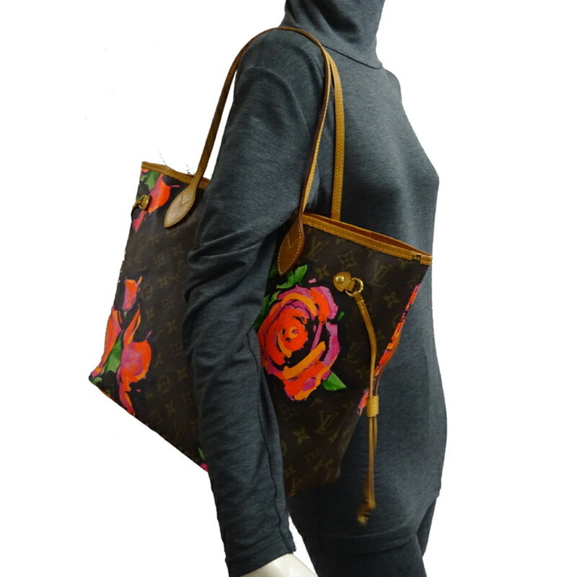 Louis Vuitton Neverfull MM Women's Tote Bag M48613 Monogram Brown