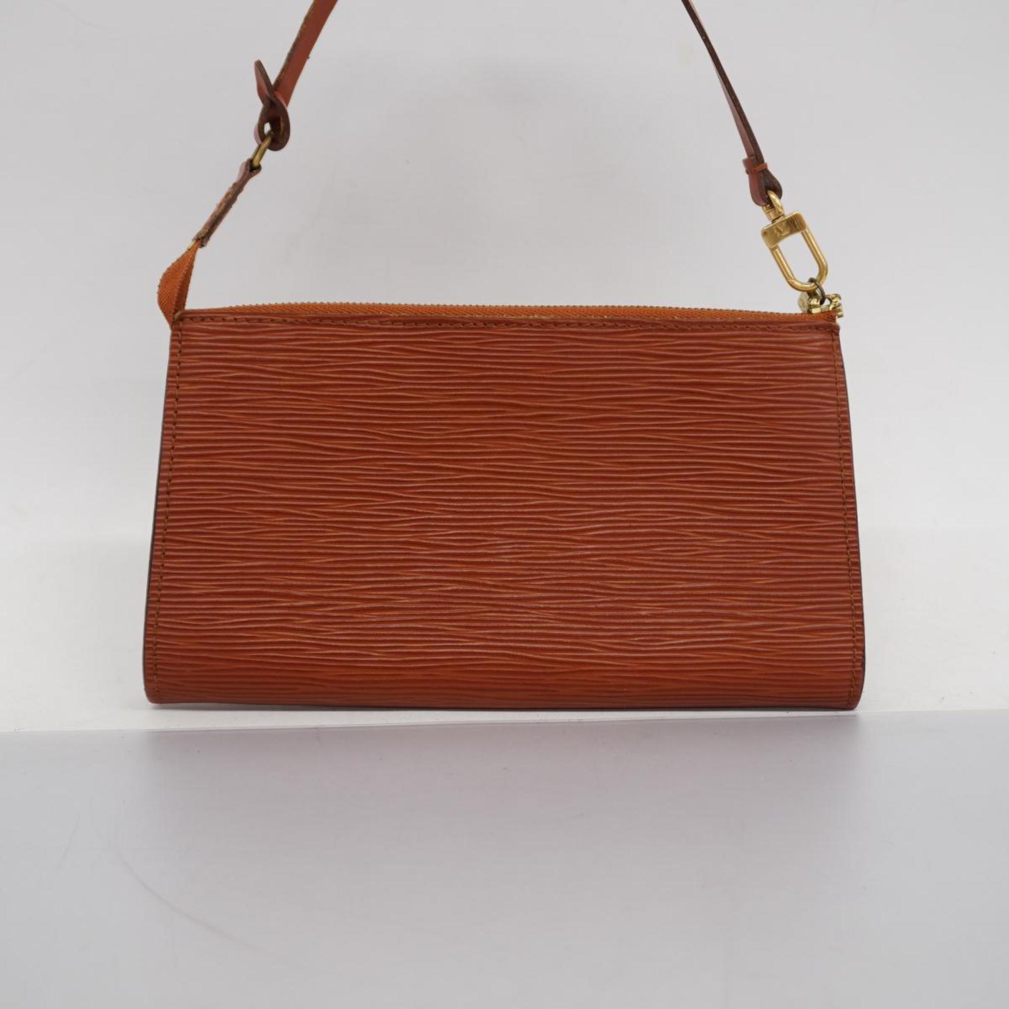 Louis Vuitton Epi Pouch Pochette Accessoires M52953 Kenya Brown Ladies