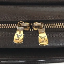 LOUIS VUITTON Louis Vuitton Triana Handbag Women's Damier Canvas Brown N51155