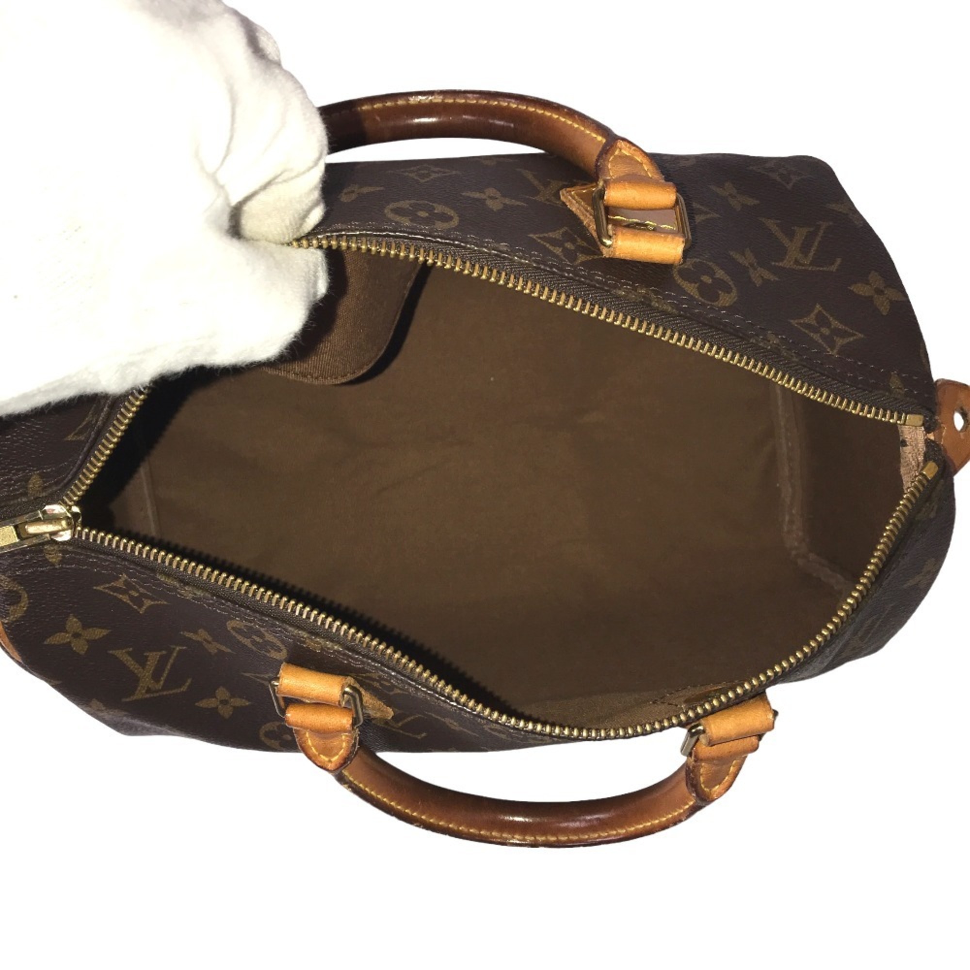 LOUIS VUITTON Louis Vuitton Speedy 30 Boston Bag Handbag Women's Monogram Canvas Brown M41526