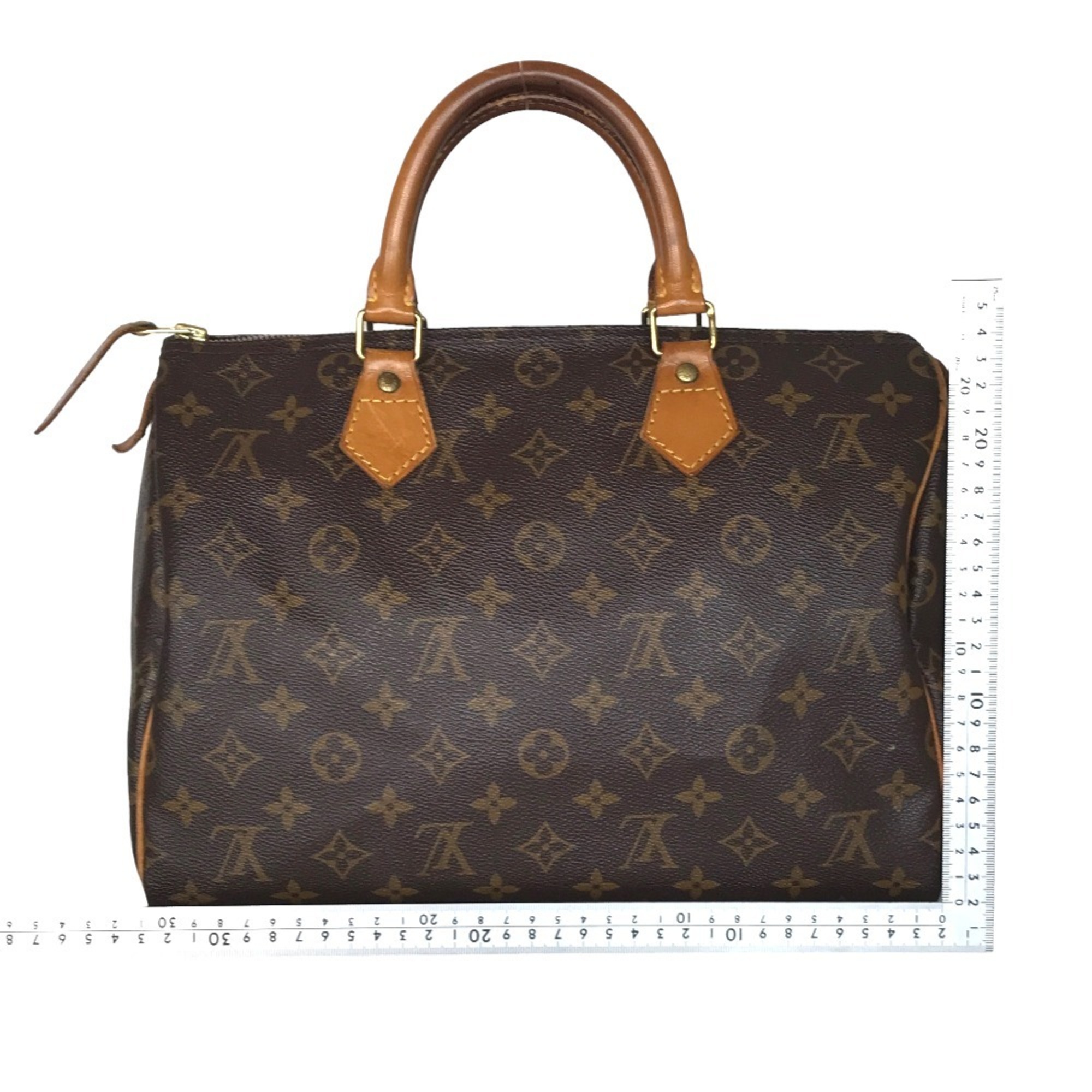 LOUIS VUITTON Louis Vuitton Speedy 30 Boston Bag Handbag Women's Monogram Canvas Brown M41526