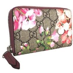 GUCCI GG Blooms Compact Wallet Wallet/Coin Case Women's Beige Pink 421310 2149