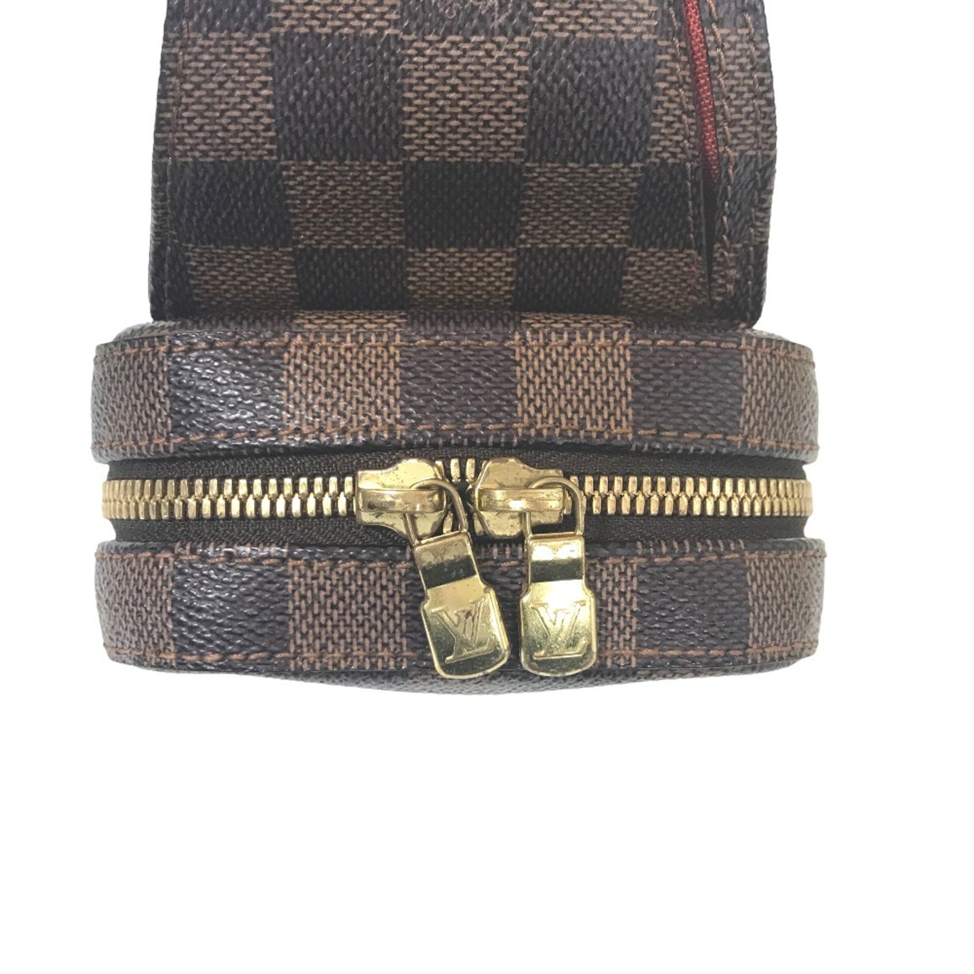 LOUIS VUITTON Louis Vuitton Geronimos Crossbody Bag Men's Damier Canvas Brown N51994