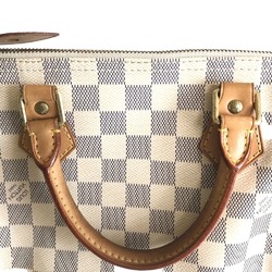 LOUIS VUITTON Louis Vuitton Speedy 30 Boston Bag Handbag Women's Damier Azur Canvas White N41533