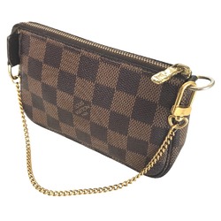 LOUIS VUITTON Louis Vuitton Pochette Accessoires T&B Pouch Women's Damier Canvas Brown N58011