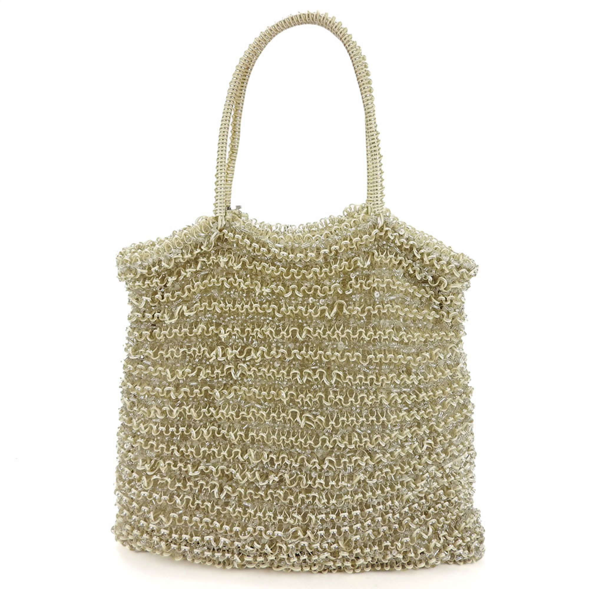 ANTEPRIMA Handbag Wire Bag Ivory Beads Women's