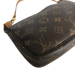 LOUIS VUITTON Louis Vuitton Pochette Accessoires Handbag Pouch Women's Monogram Canvas Brown M58009