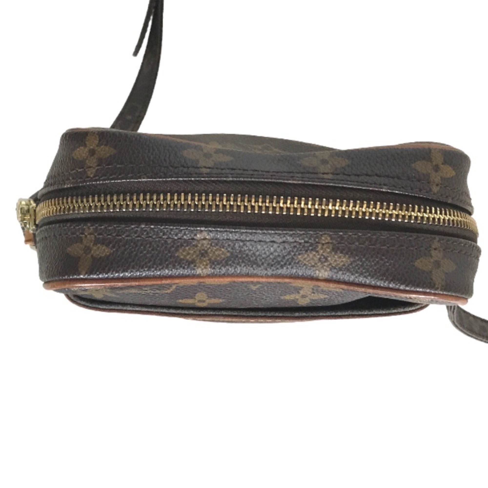 LOUIS VUITTON Louis Vuitton Danube Sling Bag Shoulder Women's Monogram Canvas Brown M45266