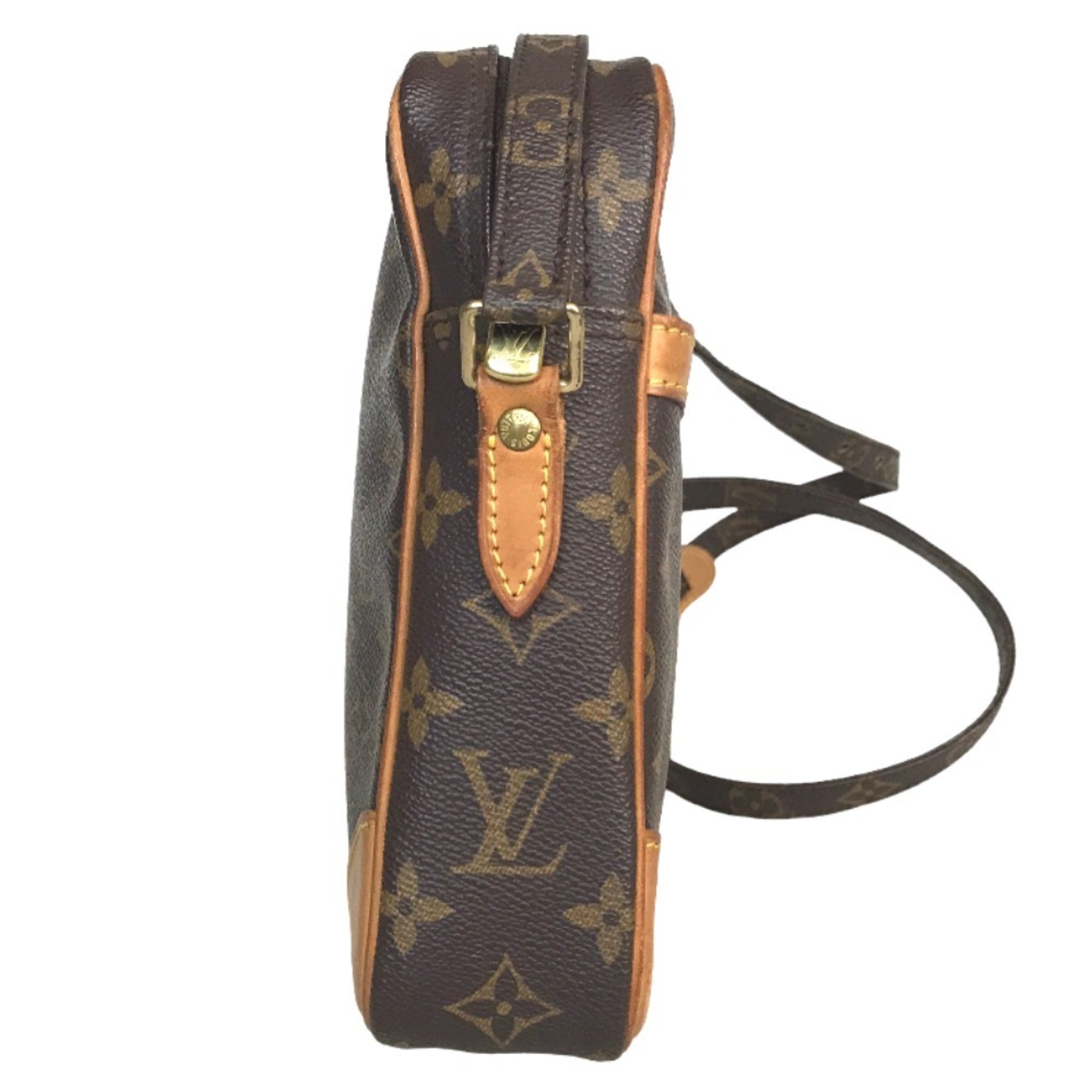 LOUIS VUITTON Louis Vuitton Danube Sling Bag Shoulder Women's Monogram Canvas Brown M45266