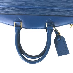 LOUIS VUITTON Louis Vuitton Riviera Handbag Tote Bag Men's Epi Leather Blue M48185