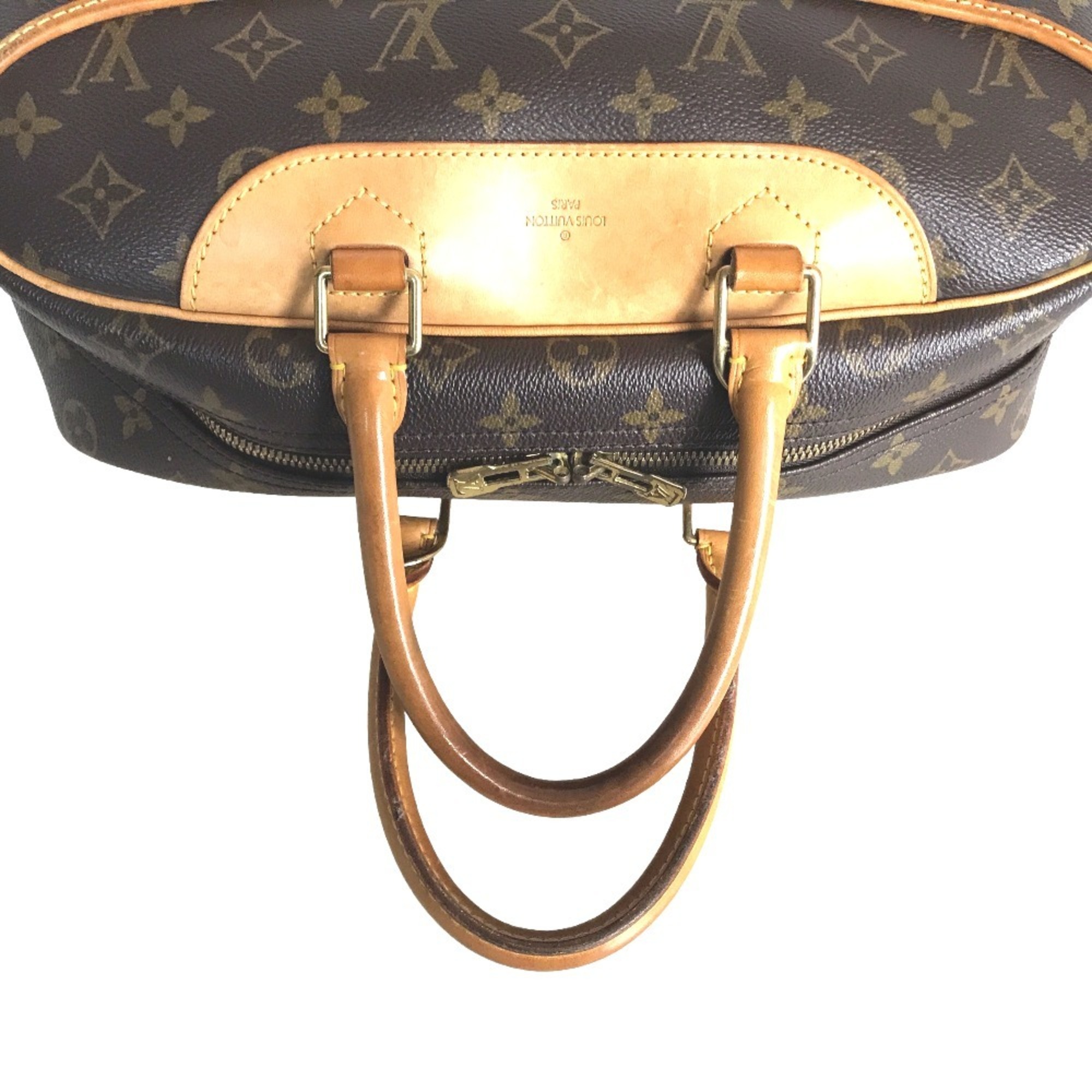 LOUIS VUITTON Deauville Tote Bag Handbag Women's Monogram Canvas Brown M47270