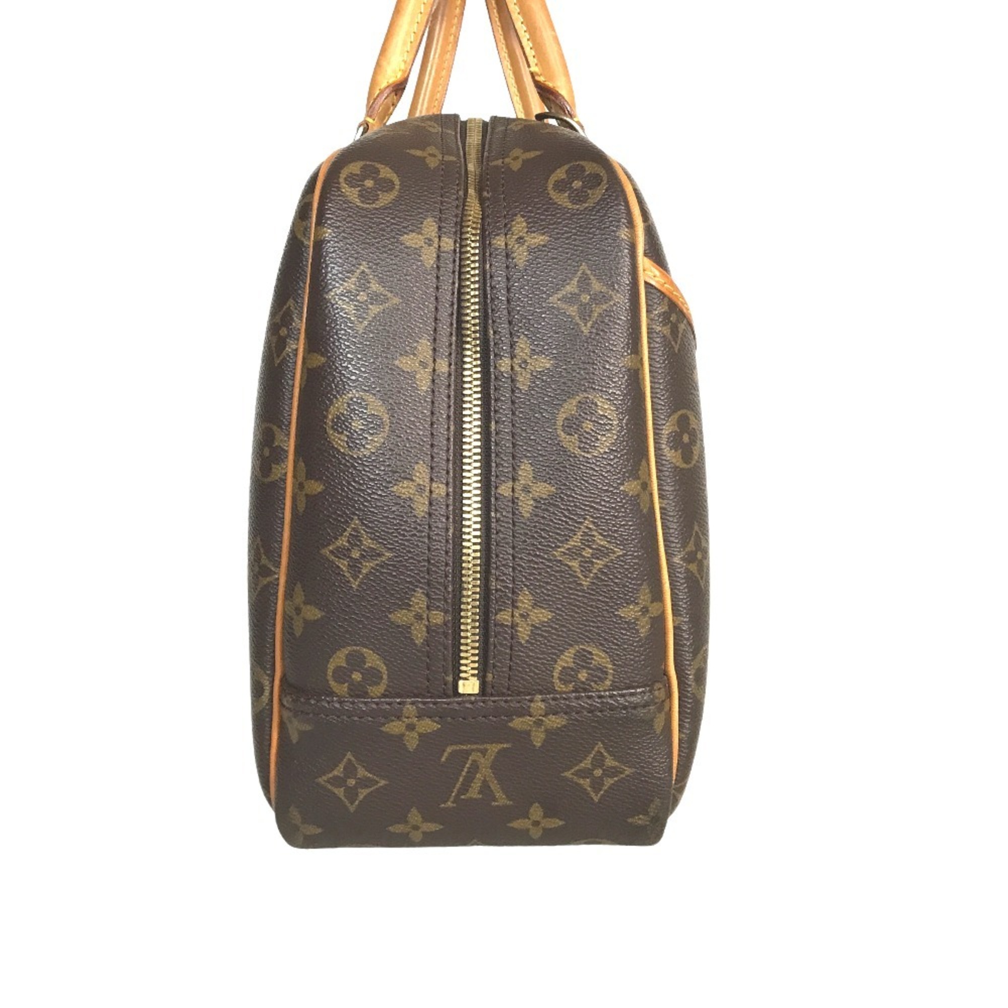 LOUIS VUITTON Deauville Tote Bag Handbag Women's Monogram Canvas Brown M47270